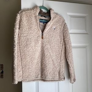 southern shirts sherpa pull over